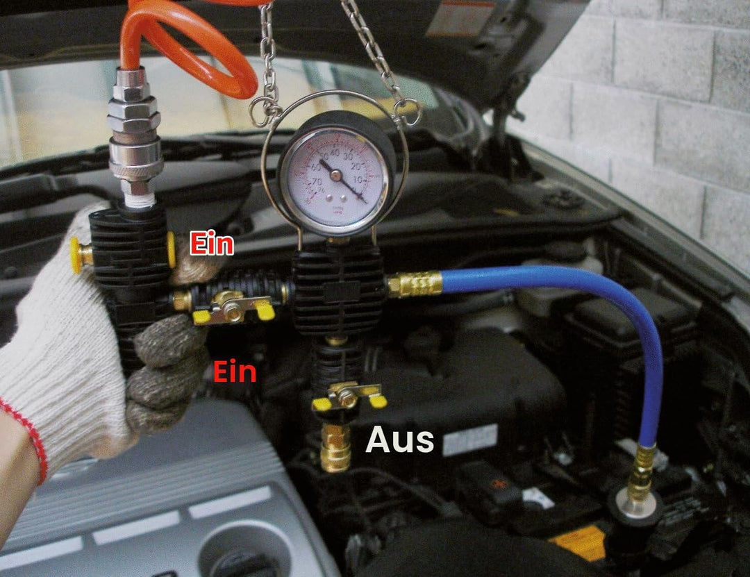 KS Tools 150.1930 MASTER Kühlsystem-Diagnose-Service-Satz, 25-tlg.