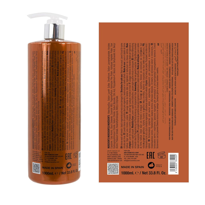 Abril Et Nature Bain Shampoo Keratin - baut die Haarfaser wieder auf und stärkt sie durch den Einsat
