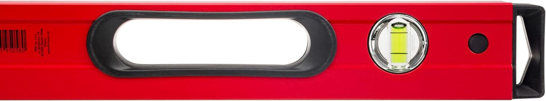 PRO800 Wasserwaage 120 cm mit Ergonomischen Profil - ERS+ (Easy Reading System) Präzise Wasserwaage