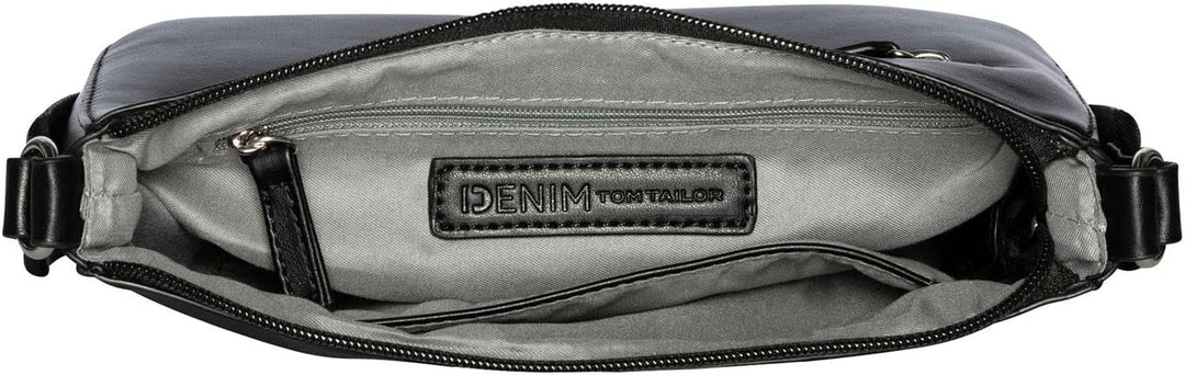 TOM TAILOR Damen Saskia Umhängetasche 24,5x6x15 (LxBxH) Schwarz, 24,5x6x15 (LxBxH) Schwarz