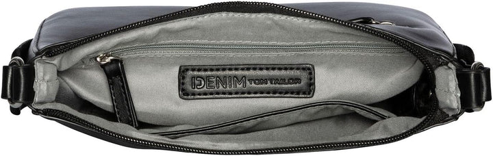TOM TAILOR Damen Saskia Umhängetasche 24,5x6x15 (LxBxH) Schwarz, 24,5x6x15 (LxBxH) Schwarz