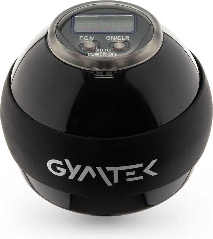 Gymtek® Gyro Handtrainer, Handgelenk Aufziehmechanik Drehzahlmesser Schwarz, Schwarz