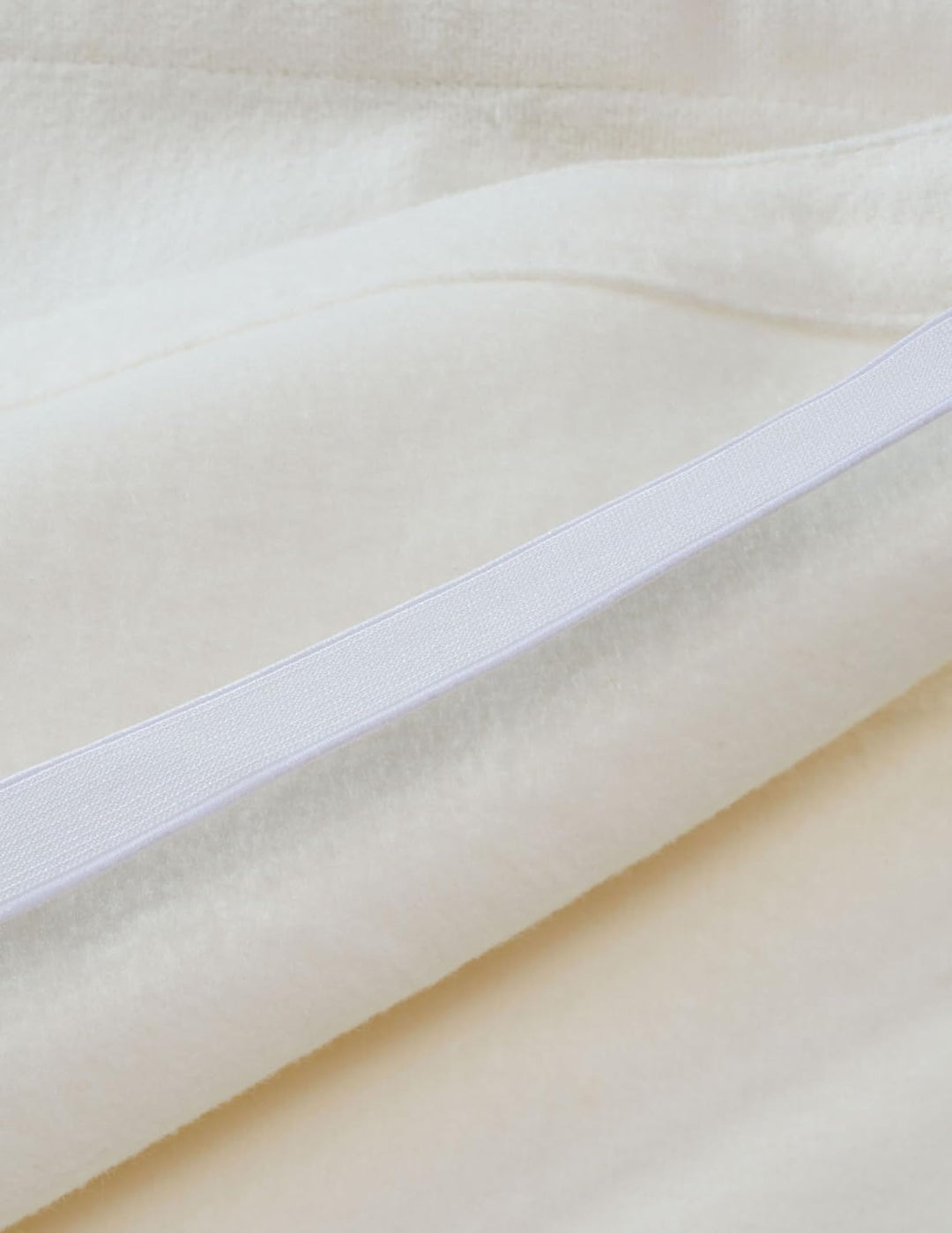 Bio Matratzenschutzauflage 100% Bio-Baumwolle (kbA) GOTS zertifiziert, Spannecken, Natur, 90 x 200 c