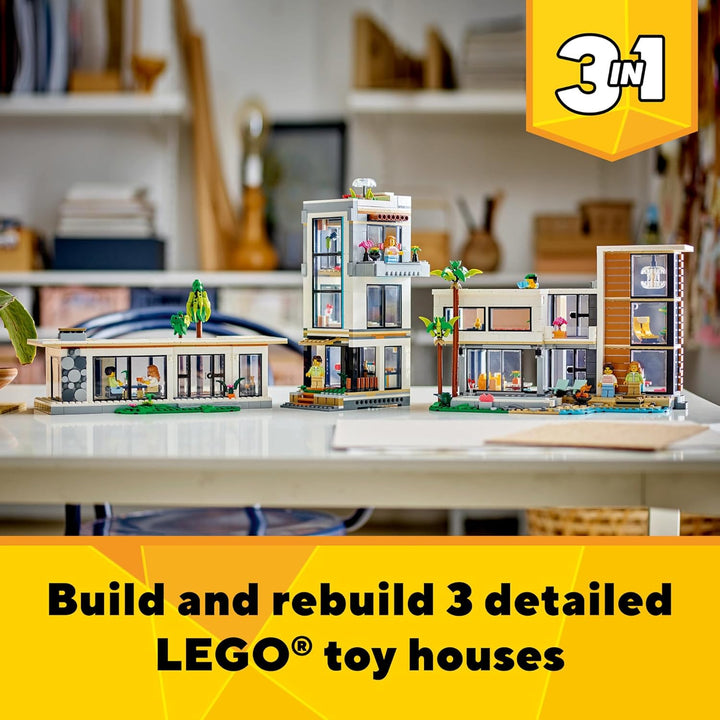 Lego Creator 3 in 1-31153 Modernes Haus (939 Teile)