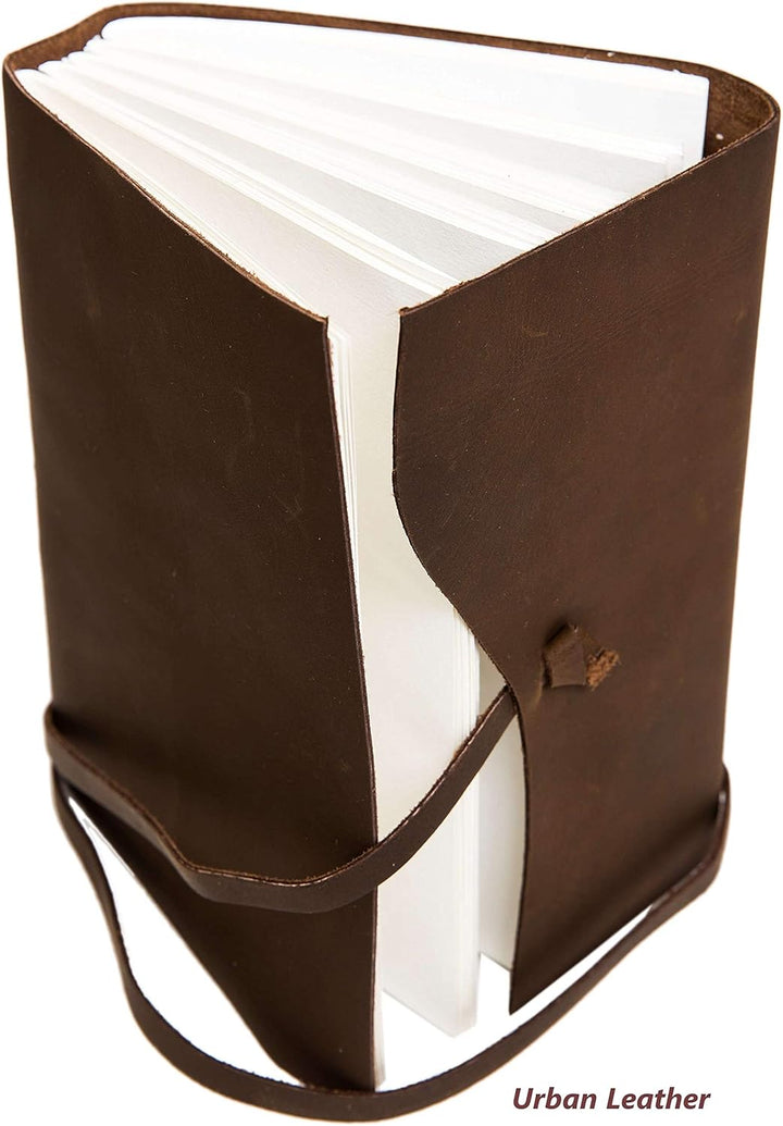 Urban Leather Journal, Drawing Sketchbook Scrapbook Notebook Daily Diary for Your Travel Stories, Ha