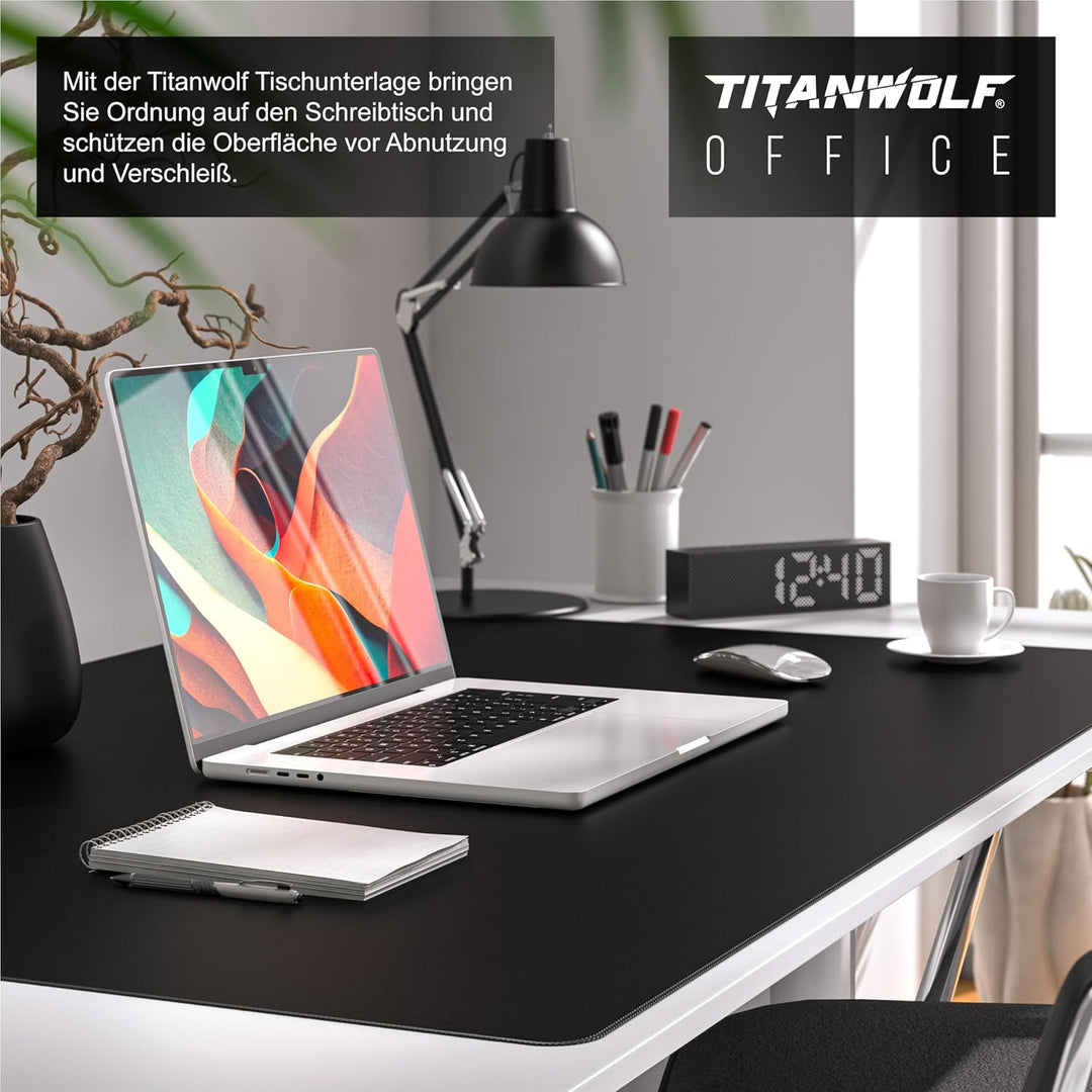 Titanwolf Übergrösse Mauspad 1200x800mm, XXXL Mousepad Home und Office Schreibtischunterlage Gross,
