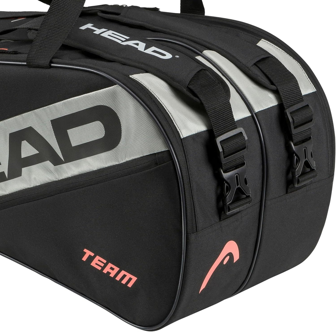 HEAD Team Racquet Bag L Schwarz/Ceramic, Schwarz/Ceramic