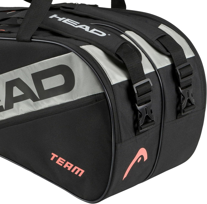 HEAD Team Racquet Bag L Schwarz/Ceramic, Schwarz/Ceramic
