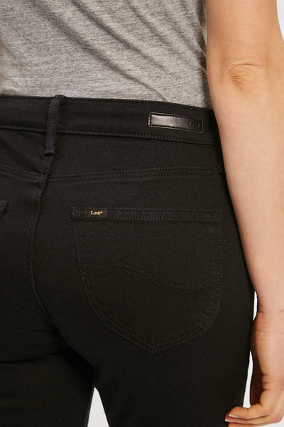 Lee Damen Elly' Jeans 28W / 35L Schwarz (Black Rinse), 28W / 35L Schwarz (Black Rinse)