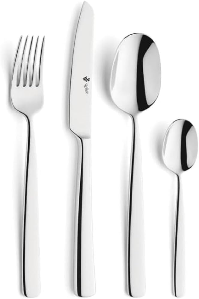 Paul Wirths COMO Besteck Set 1 Person | 4-teilig | Klingenstahl 13/0, Edelstahl 18/10 | poliert & ro