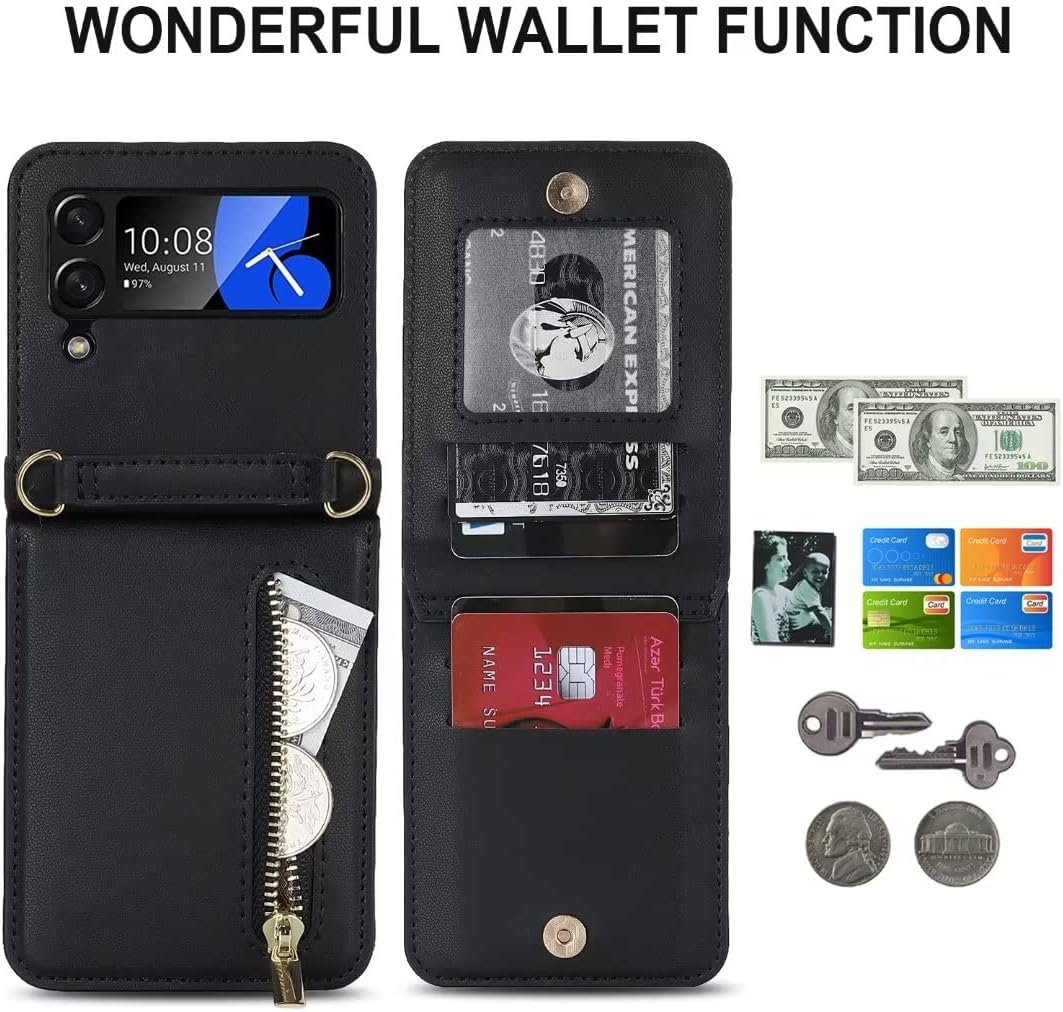 XIMAND Für Samsung Galaxy Z Flip 4 Diamant Handgelenkschlaufe Handyhülle Diamant Diamant Diamant Han