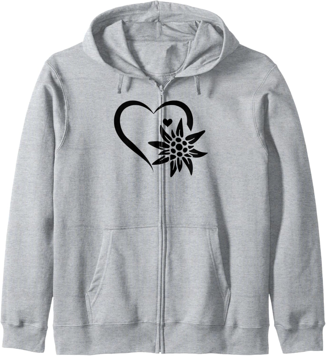 Edelweiss Blumenberg Edelweiss Blume - Edelweiss Kapuzenjacke