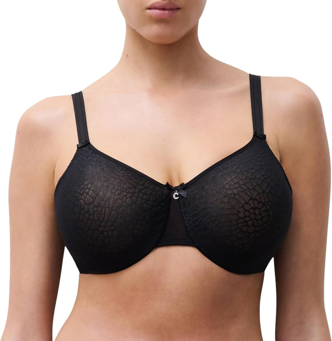 Chantelle Damen C Magnifique Co Sg Arma. Tres Enveloppant Moule Geformter BH 70D Schwarz, 70D Schwar