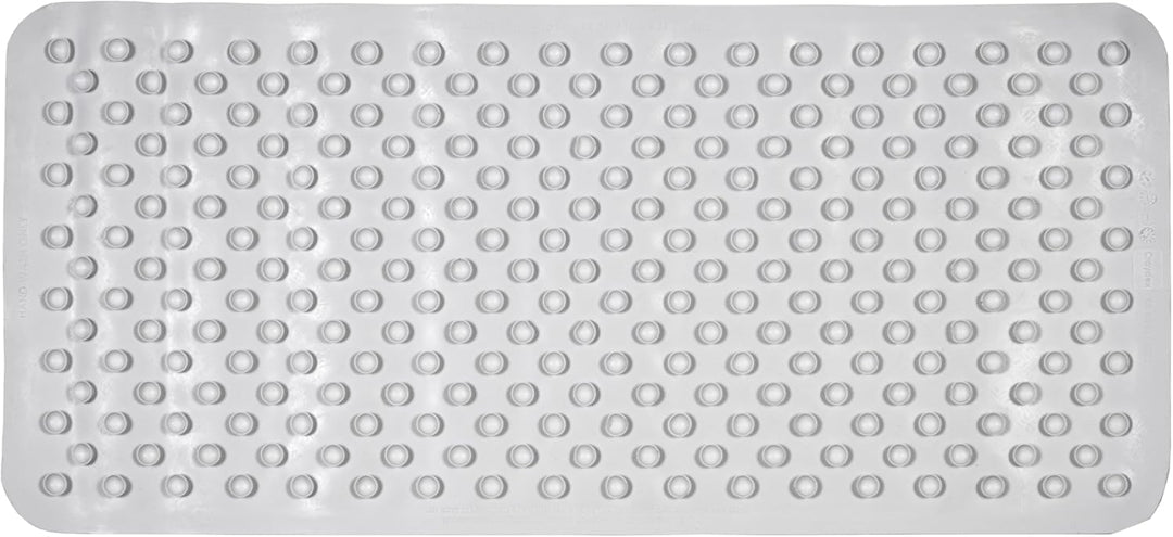 Croydex Hygiene-n-Clean Badewanneneinlage gross Gummi antibakteriell 37 x 90 cm Weiss