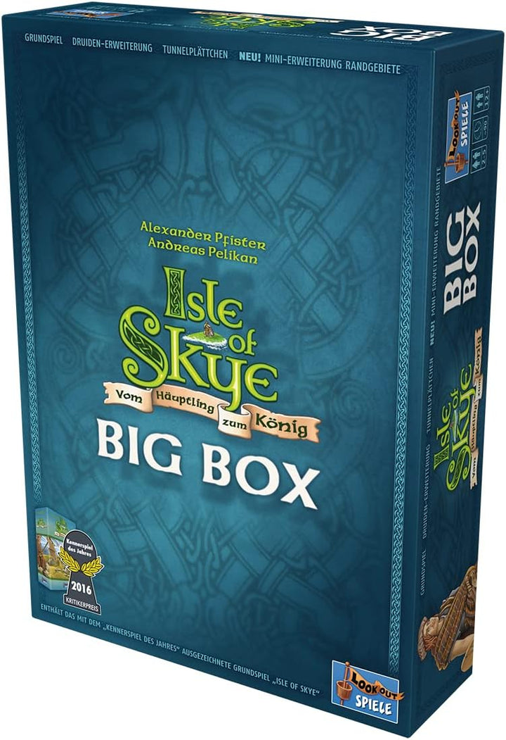 Lookout Spiele | Isle of Skye Big Box | Grundspiel + Erweiterungen | Kennerspiel | Legespiel | 2-5 S