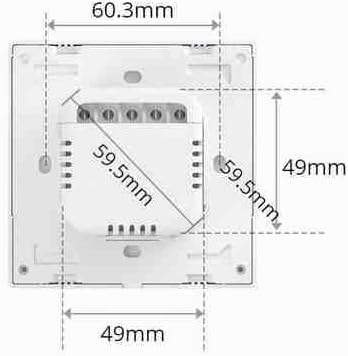 NSPanel Smart Switch - Smart Home, Alexa, Google, eWeLink (EU Schwarz), Eu Schwarz