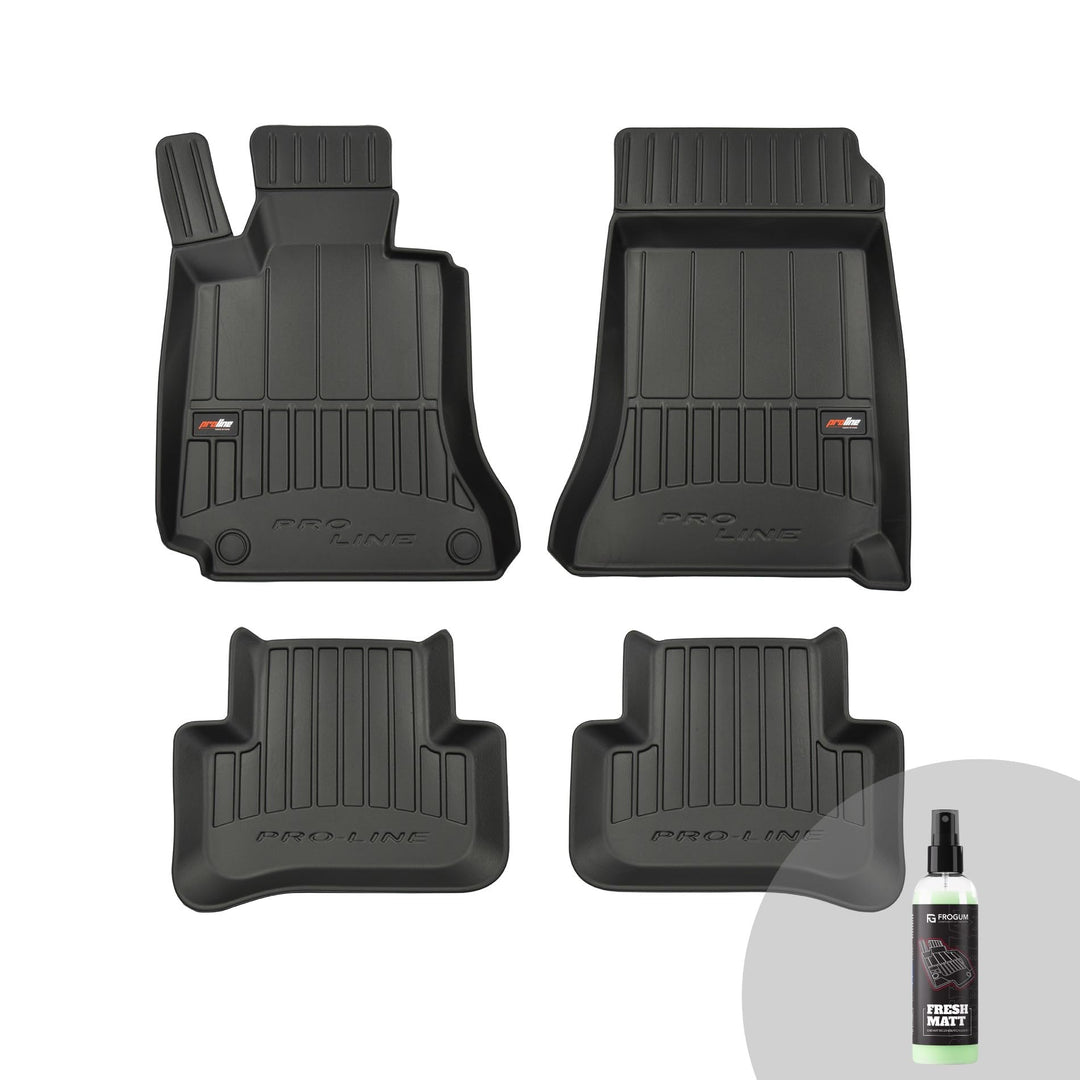 FROGUM ProLine 3D Gummimatten Exklusiven Auto Fussmatten Autofussmatten für Mercedes-Benz C-Klasse W