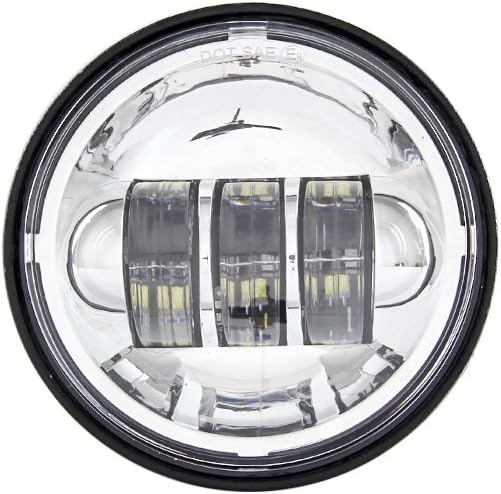SKUNTUGUANG 4,5-Zoll-LED-Motorrad-Zusatzscheinwerfer, Nebelscheinwerfer, Visierlampe für Motorräder,