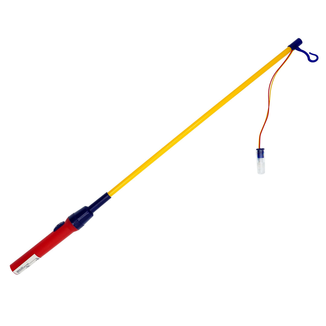 Laternenstab, 50cm Länge, Blau-Gelb-Rot, Batteriebetrieben, mit CE-Kennzeichnung (10), 10