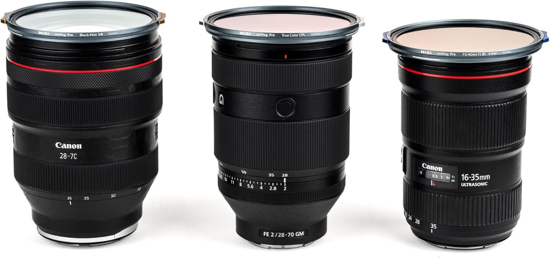 NiSi 95mm Magnetischer Magnet Black Mist 1/8 Promist Filter für JetMag Pro 95MAG System (Verwendung