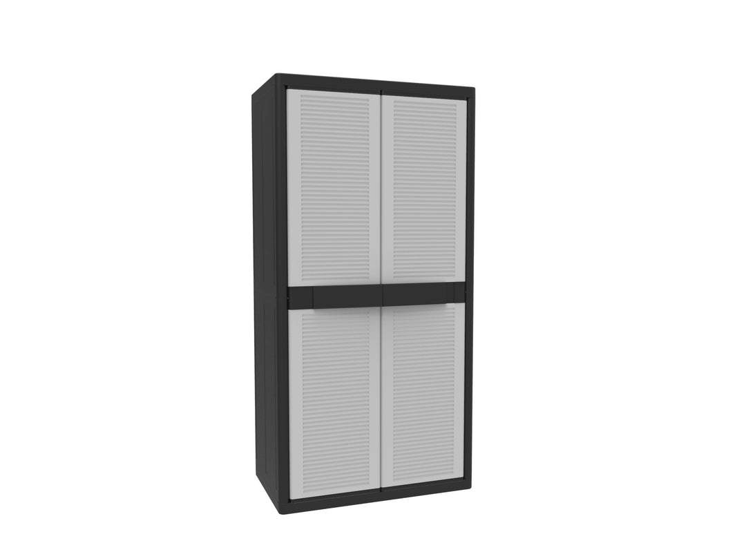 Terry, Jumbo Cab 2900 Qblack, Schrank mit zwei Türen und 3 verstellbaren Einlegeböden, für innen und