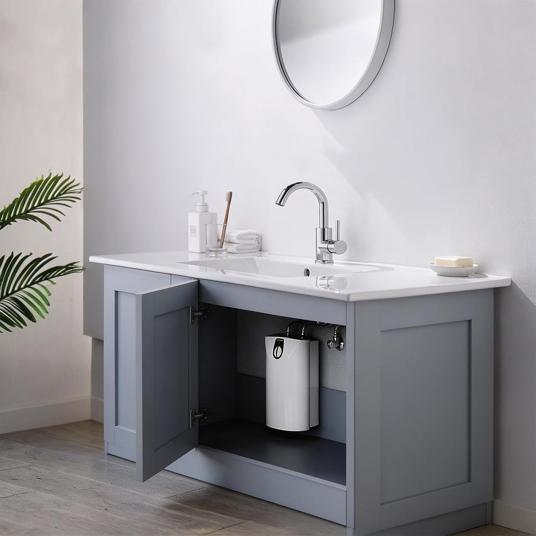 Auralum Küchenarmatur Niederdruck Armatur Küche/Bad, 360°Drehbar Wasserhahn Küche Niederdruck mit 3