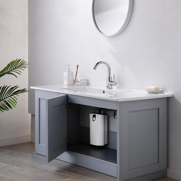 Auralum Küchenarmatur Niederdruck Armatur Küche/Bad, 360°Drehbar Wasserhahn Küche Niederdruck mit 3