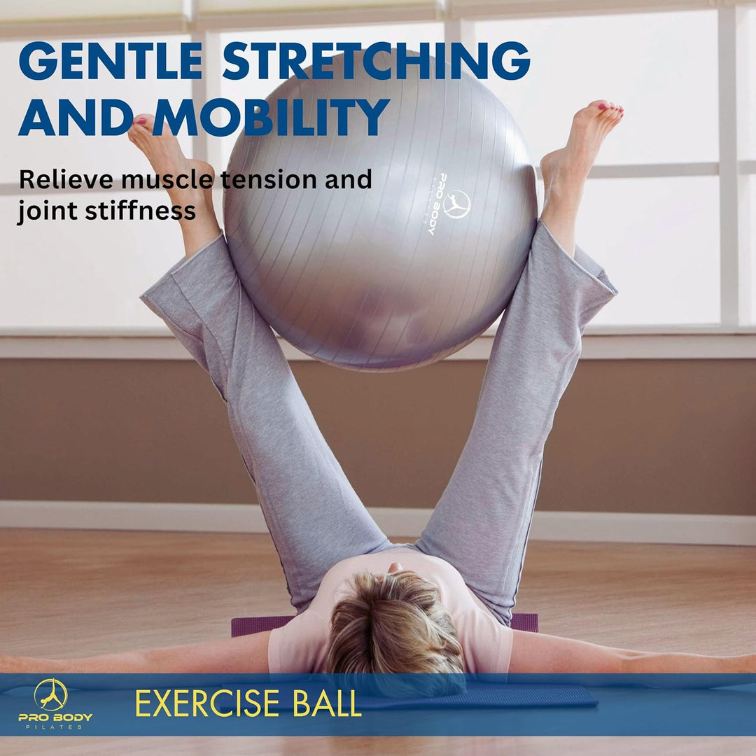 ProBody Pilates Ball, Gymnastikball, Yogaball, Stabilitätsballstuhl, mehrere Grössen, Geburtsball in
