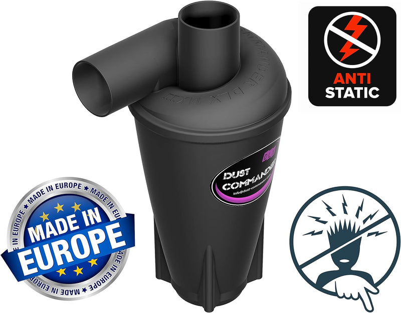 DUST COMMANDER DLX ESD MKII - Profi Zyklon Staubabsaugung/Filter/Abscheider - antistatisch