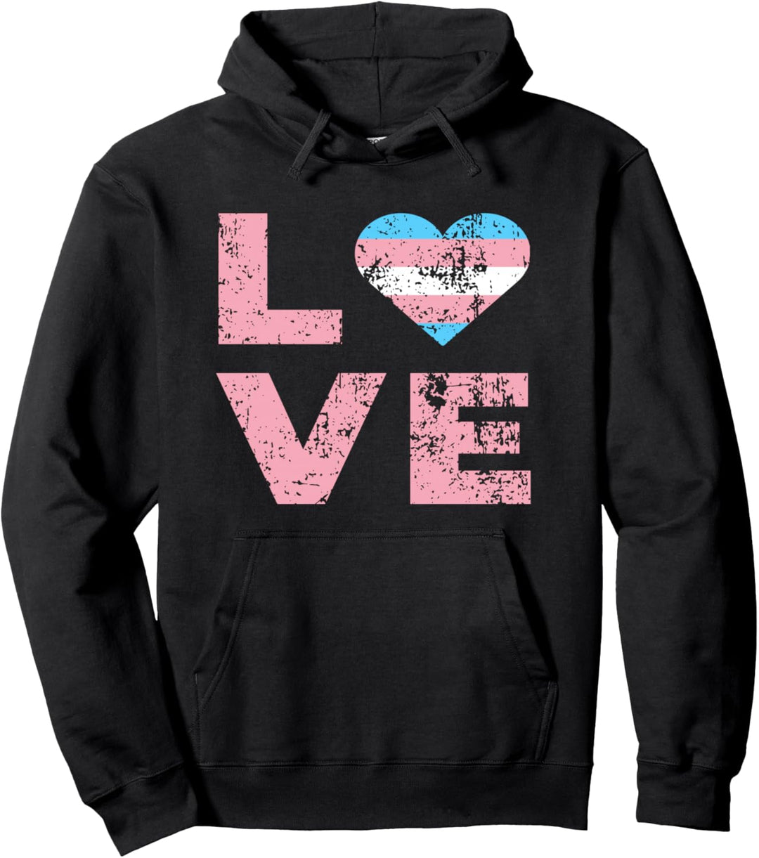 Transgender Stolz Flagge Liebe Bewusstsein Trans Pullover Hoodie