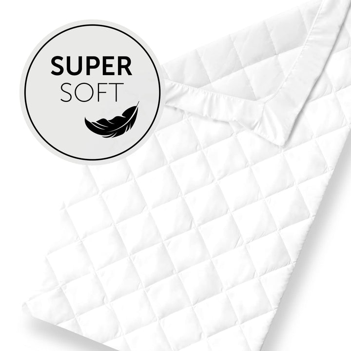 hauck Baby Spannbettlaken Bed Me 120x60 cm Spannbettuch für Reisebett Matratzen, Weiche Steppung, El