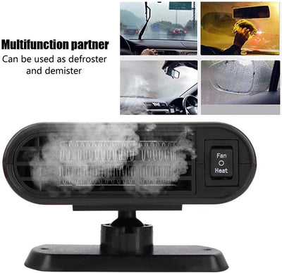 Auto Heizungslüfter, Auto Heizlüfter Heizgerät Heizung Entfroster 12V Tragbare Elektrische Scheibenh
