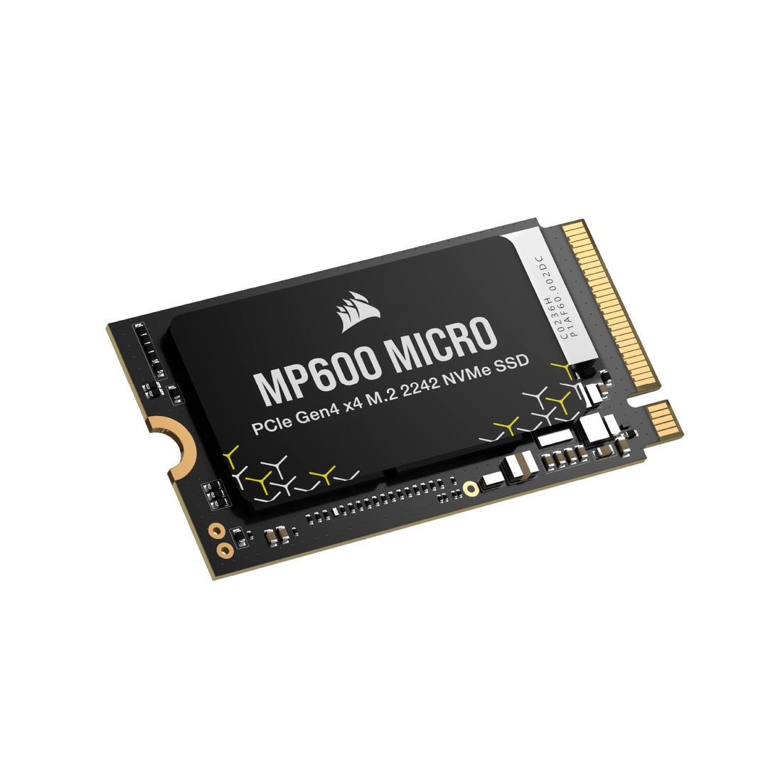 Corsair MP600 Micro 2TB M.2 NVMe PCIe x4 Gen4 SSD – M.2 2242 – Bis zu 7.000MB/Sek. Sequentielles Les
