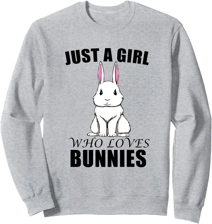 Witziger Hasen Fan Kaninchen Mädchen Sweatshirt