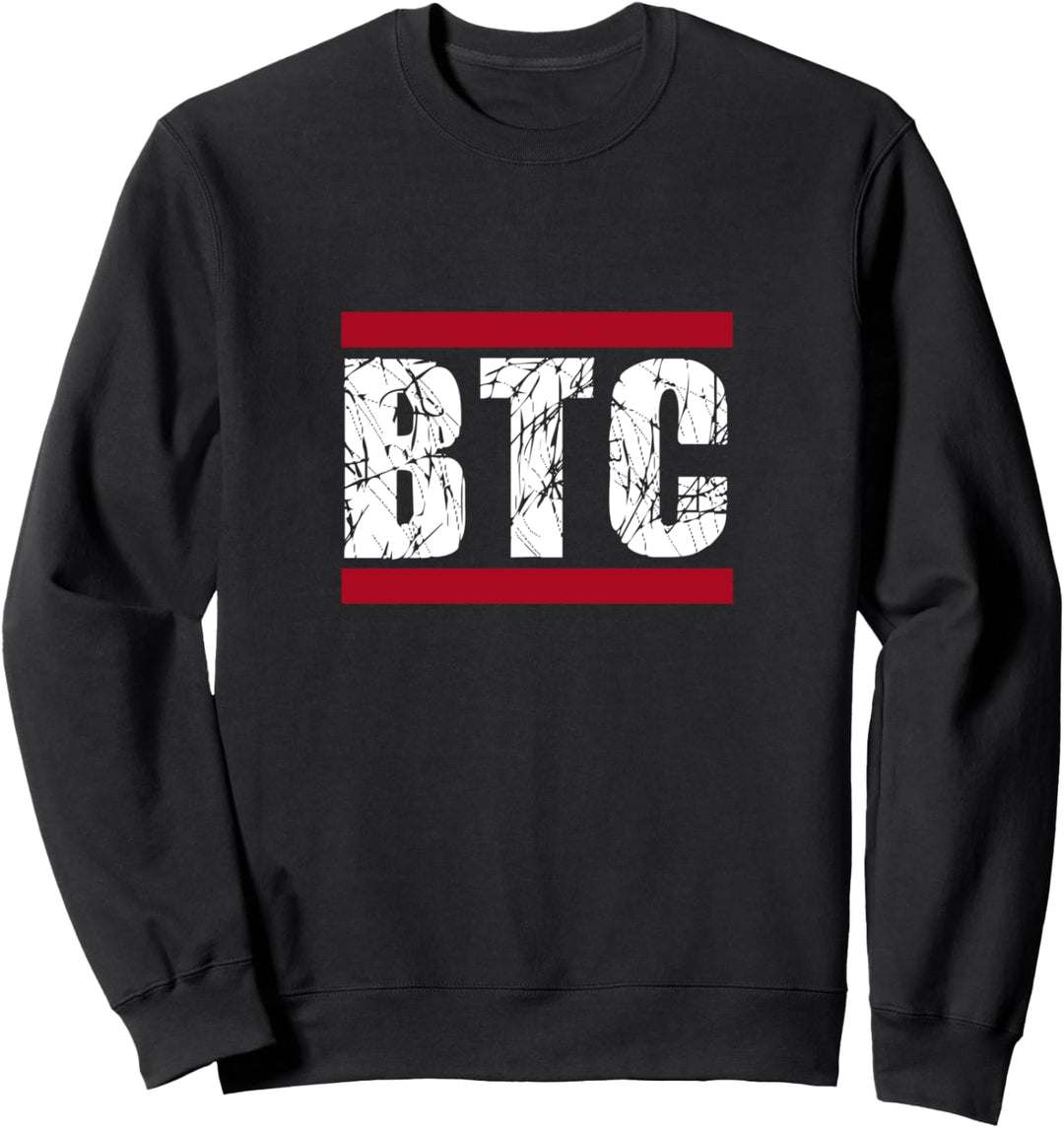 BTC Bitcoin - Blockchain Kryptowährung Sweatshirt