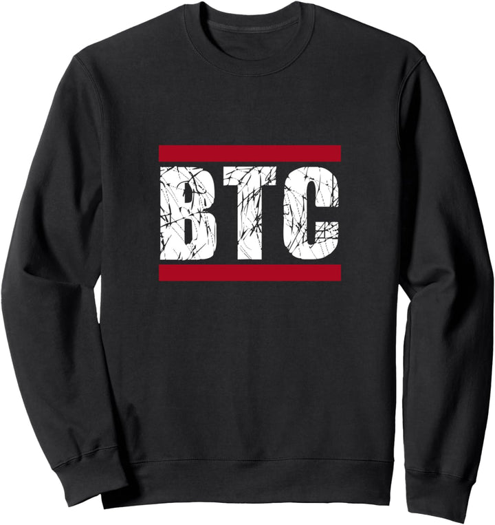 BTC Bitcoin - Blockchain Kryptowährung Sweatshirt