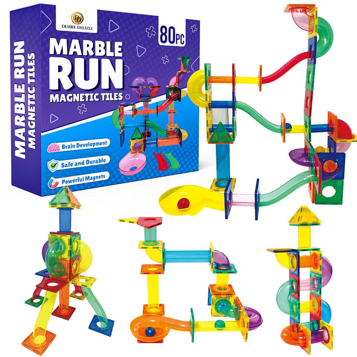 Desire Deluxe Laufball Magnetische Bausteine Magnet Montessori Spielzeug für Kinder, Lernspielzeug f