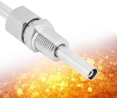 Walfront - Thermoelement Typ K, Temperaturfühler 1/8 Zoll (3 mm) NPT-Gewinde, Abgastemperatursonde m