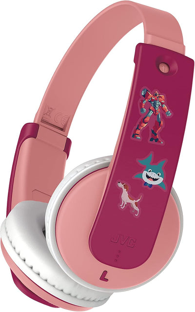 JVC HA-KD10W Headphones Wireless Head-Band Music Bluetooth Pink rose, rose