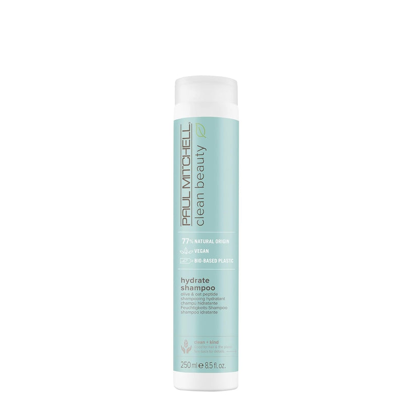 Paul Mitchell Clean Beauty Hydrate Shampoo – reichhaltige Haar-Wäsche mit Oliven-Öl, feuchtigkeitssp