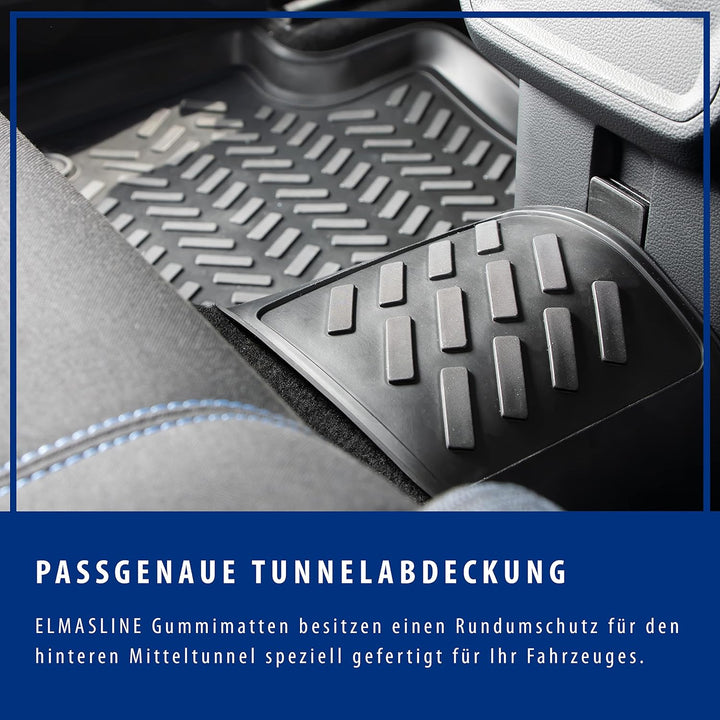 Design 3D Gummimatten Set für Hyundai Tucson (III) ab 2015 | Hoher 5cm Rand TUCSON III (Baujahr ab 2