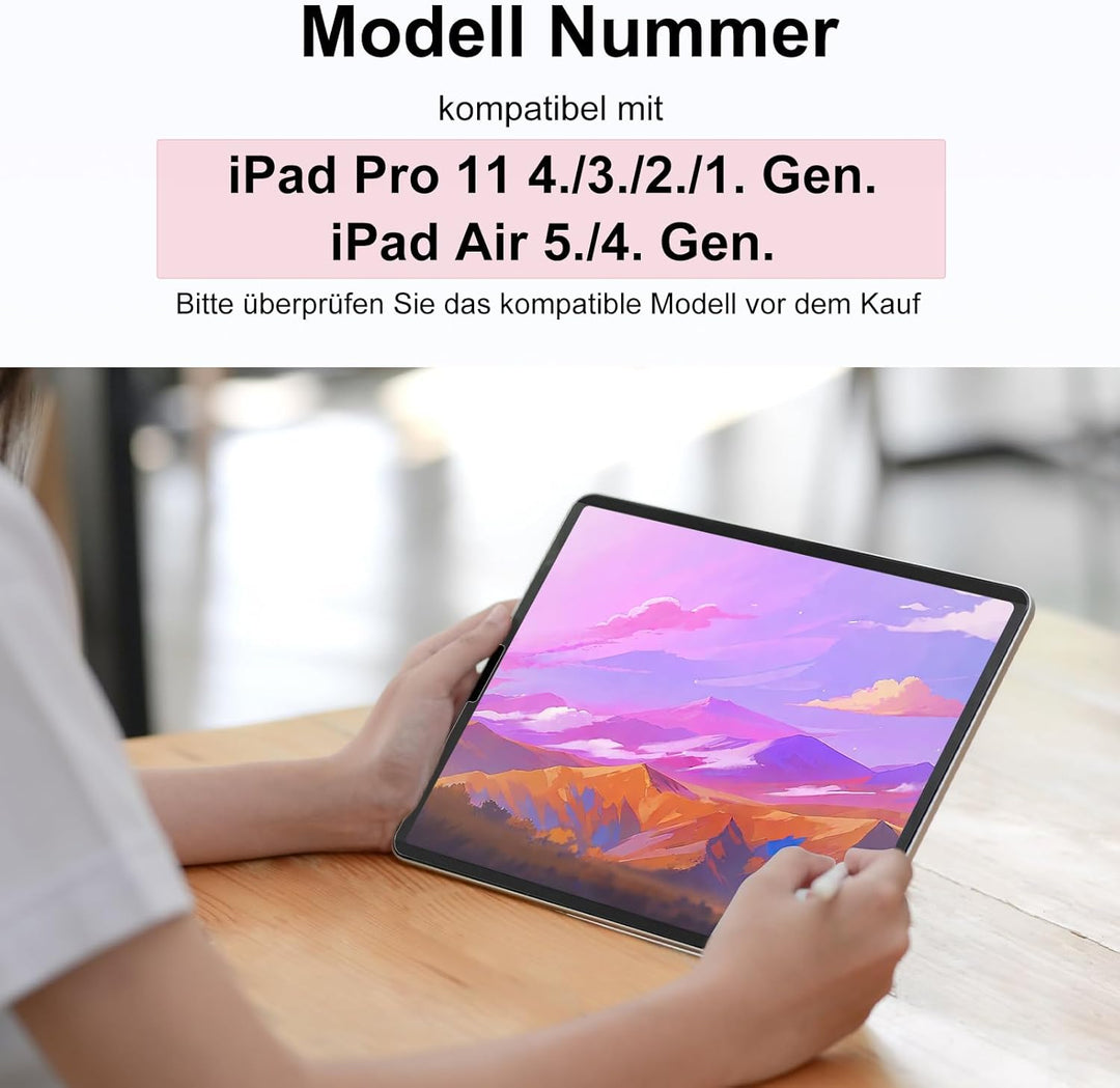 2 Stück Papier Schutzfolie Kompatibel mit iPad Air 5.Generation 2022 & iPad Air 4 2020 10,9 Zoll, iP