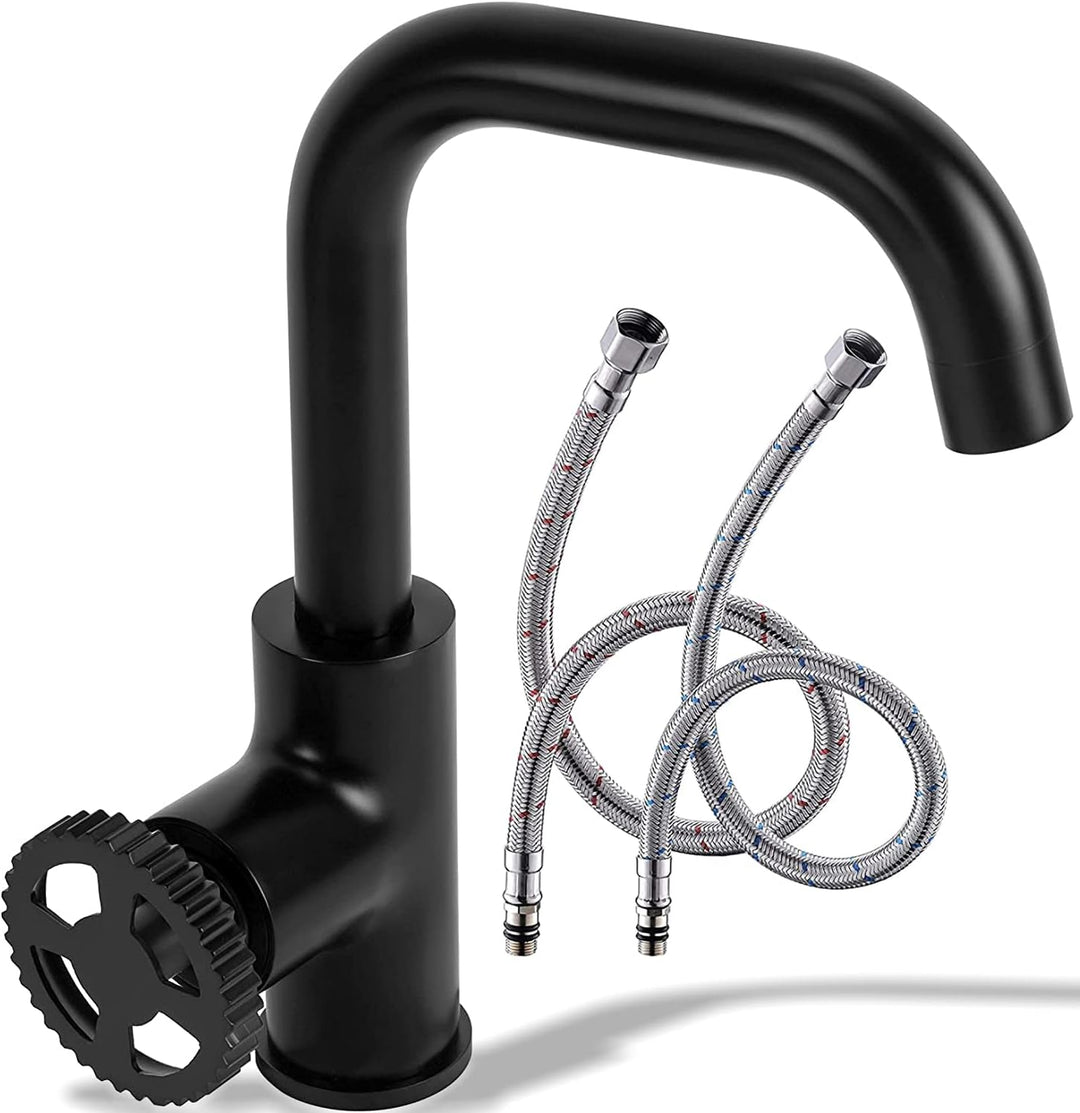 Rea Waschtischarmatur VERTIGO SIDE Wasserhahn Bad Badarmatur aus Messing Armatur für Waschbecken Bad