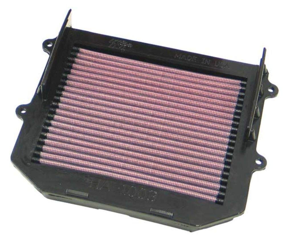 K&N HA-1003 Motorrad Tauschluftfilter Rot
