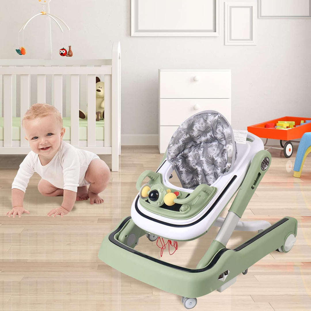 Faltbarer Lauflernwagen für Babys von 6 bis 18 Monaten – Lauflernhilfe für Jungen und Mädchen mit le