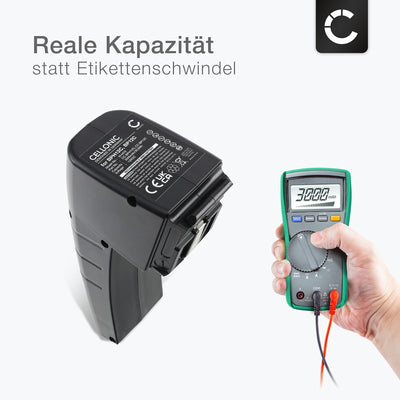 CELLONIC® Ersatz Akku für FESTOOL CCD 12FX,CCD12,CDD12, CDD12 ES, CDD 12 ES-C Ersatzakku BP 12 C, BP