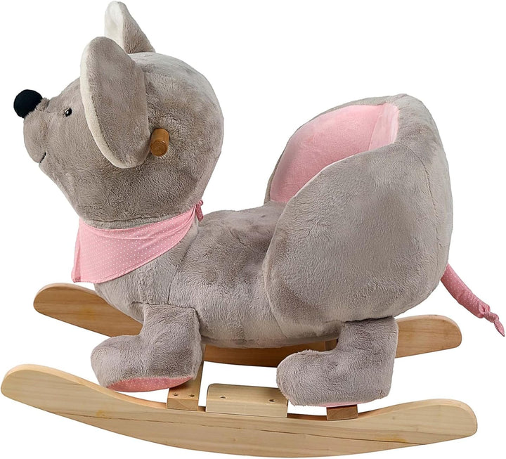 Sterntaler Schaukeltier, Maus Mabel, Alter: 12-36 Monate, Grau/Mehrfarbig Maus Mabel 2020, Maus Mabe