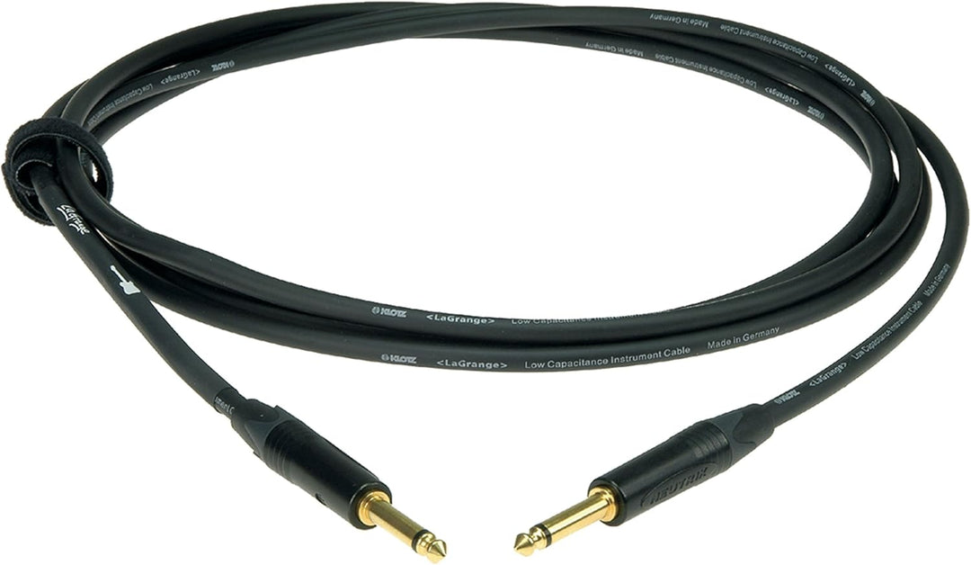 KLOTZ LaGrange - supreme gitarren kabel, mit sehr geringer Kapazität, dreifach geschirmt (1,5, gerad