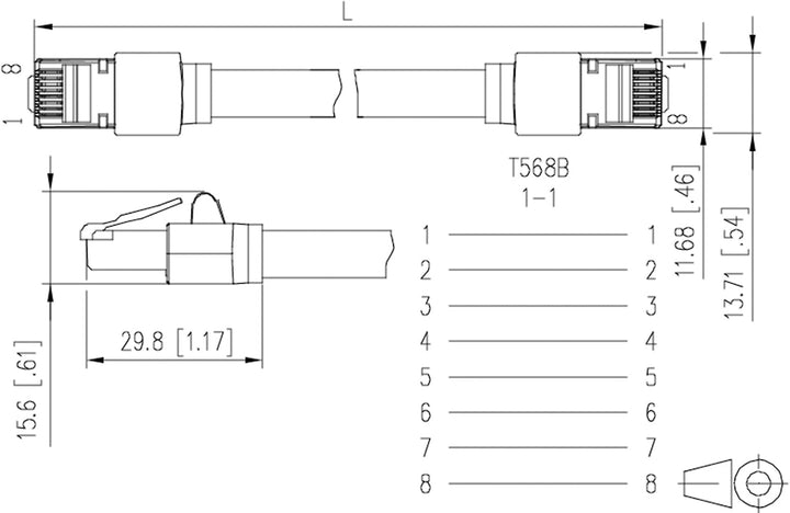 METZ CONNECT Patchkabel 6kV Flex500 Outdoor, schwarz, 20 m, 20 m