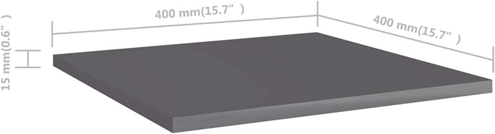 vidaXL 8X Bücherregal Brett Wandboard Wandregal Regal Regalboden Wand Board Ablage Hängeregal Schweb